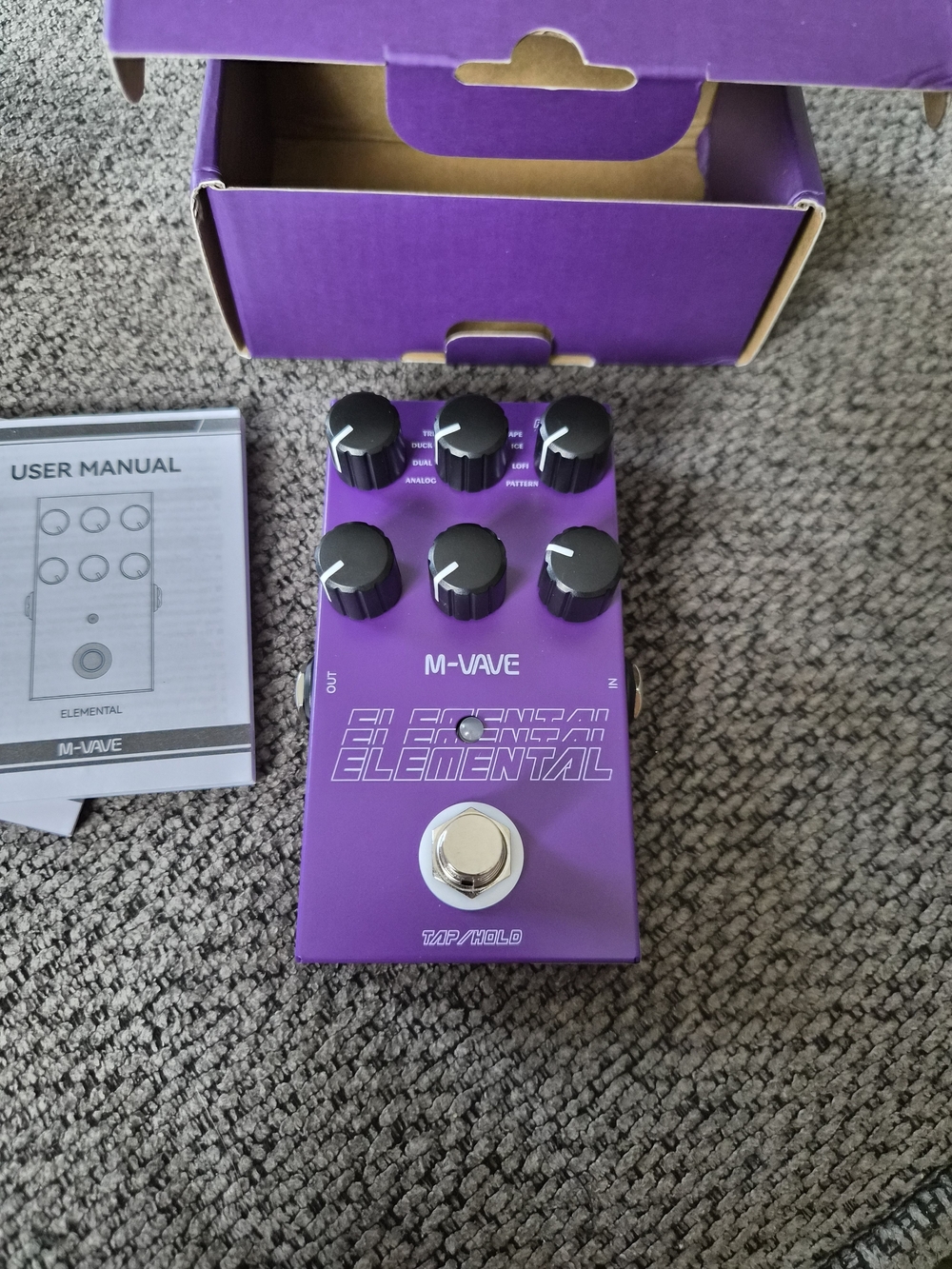 M-VAVE Elemental Guitar Pedal New